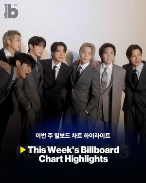 Image post by @billboard_korea on Instagram