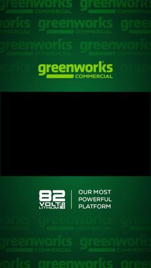 Video post by @greenworkscommercial on Facebook