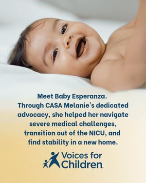 Image post by @VoicesForChildrenSD on Facebook