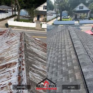 Image post by @redfoxroofers on Facebook