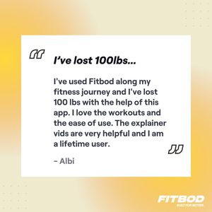 Image post by @fitbodapp on Instagram