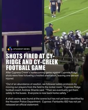 Image post by @cyfair.student.news on Instagram