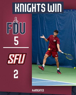 Image post by @fduknights_tennis on Instagram