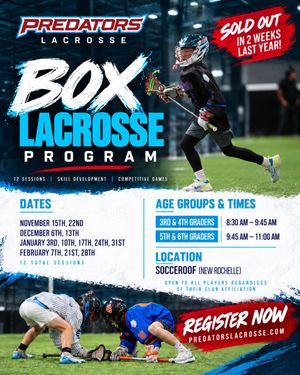 Image post by @predatorslacrosse on Instagram