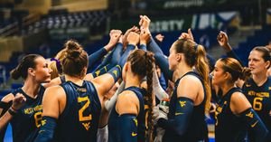 Image post by @wvuvolleyball on Instagram