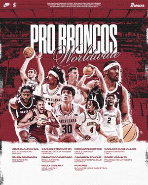 Image post by @santaclarahoops on Instagram
