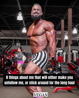 Image post by @thebodybuildingvegan on Instagram