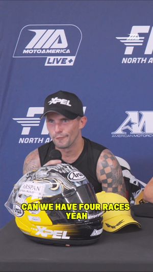 Video post by @MotoAmerica on Facebook