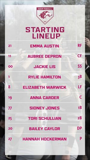 Image post by @SIU_Softball on Twitter