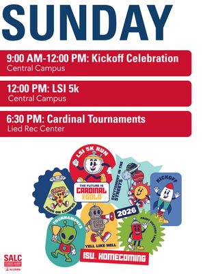 Image post by @isuhomecoming on Instagram