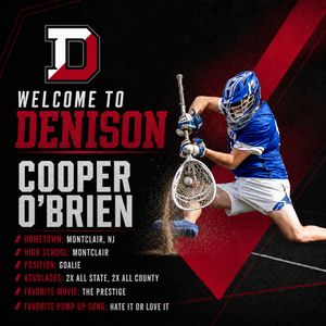 Image post by @denison_lacrosse on Instagram