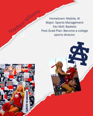 Image post by @southalabama.cheerleading on Facebook