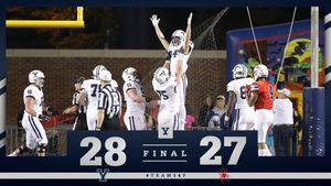 Image post by @yalefootball on Twitter
