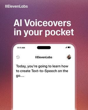 Image post by @elevenlabsio on Instagram