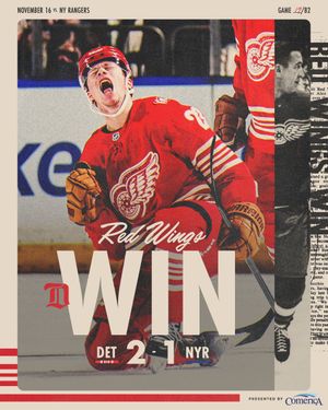 Image post by @DetroitRedWings on Twitter