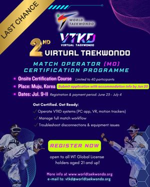 Image post by @worldtaekwondo on Instagram