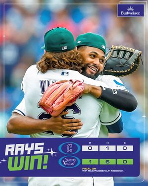 Image post by @RaysBaseball on Twitter