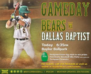 Image post by @baylorbaseball on Instagram