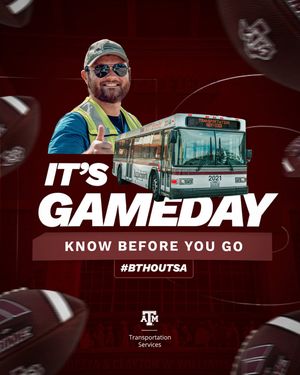 Image post by @tamutransportation on Instagram