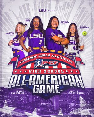 Image post by @LSUsoftball on Twitter