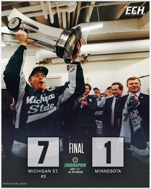 Image post by @everythingcollegehockey on Instagram