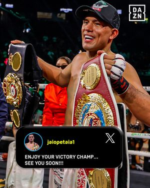 Image post by @daznboxing on Instagram