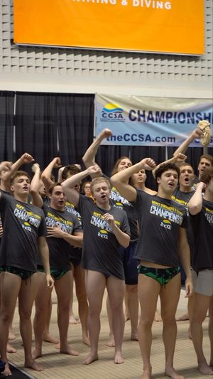 Video post by @Queens University of Charlotte Swimming on Facebook