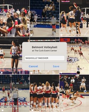 Image post by @belmontvball on Instagram