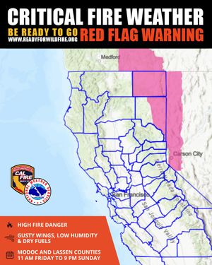 Image post by @calfire on Instagram
