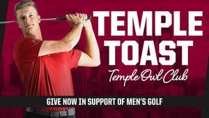 Image post by @TempleMGolf on Facebook