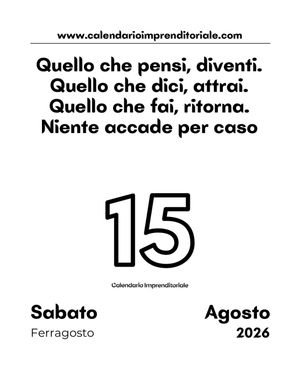 Image post by @calendarioimprenditoriale on Instagram