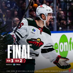 Image post by @minnesotawild on Facebook