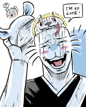 Image post by @luckymongdrawing on Instagram