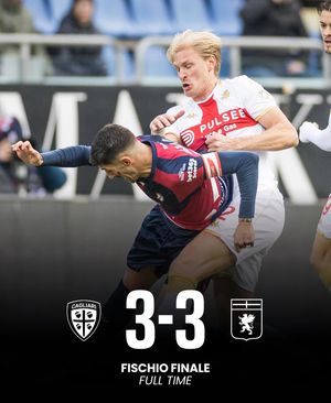 Image post by @cagliaricalcio on Instagram