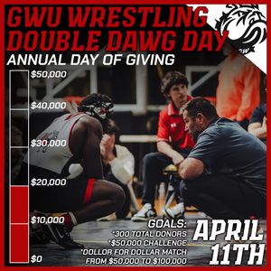 Image post by @gwuwrestling on Instagram