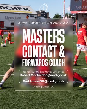 Image post by @armyrugbyunion on Instagram