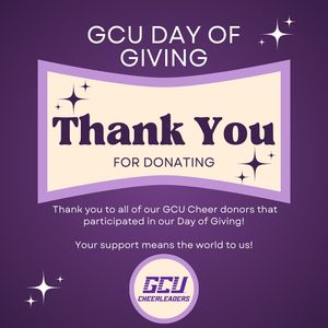 Image post by @gcucheerleaders on Instagram