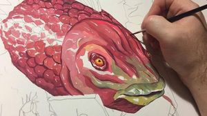 Video post by @RichPellegrinoArt on Facebook
