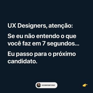 Image post by @uxsemfronteiras on Instagram