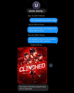 Image post by @Canes on Twitter