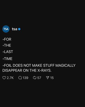 Image post by @tsa on Instagram