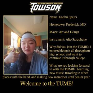 Image post by @towsonband on Instagram