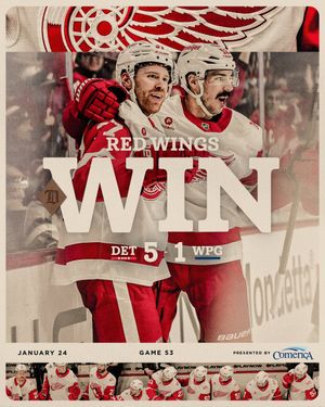 Image post by @DetroitRedWings on Twitter