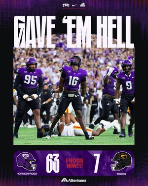 Image post by @tcufootball on Instagram