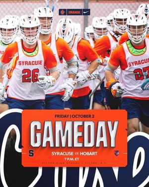 Image post by @CuseMLAX on Facebook