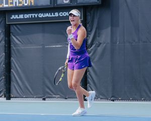 Text post by @ClemsonWTennis on Twitter/X