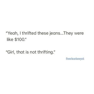Image post by @overheardnewyork on Instagram