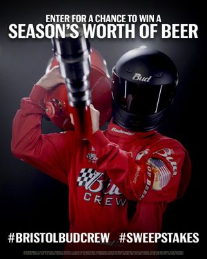 Image post by @budweiserusa on Twitter