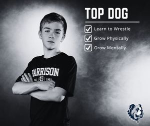 Image post by @harrisontopdogwrestling on Facebook