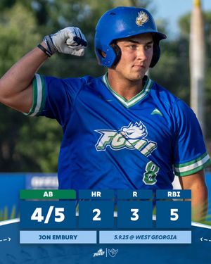 Image post by @fgcu_baseball on Instagram